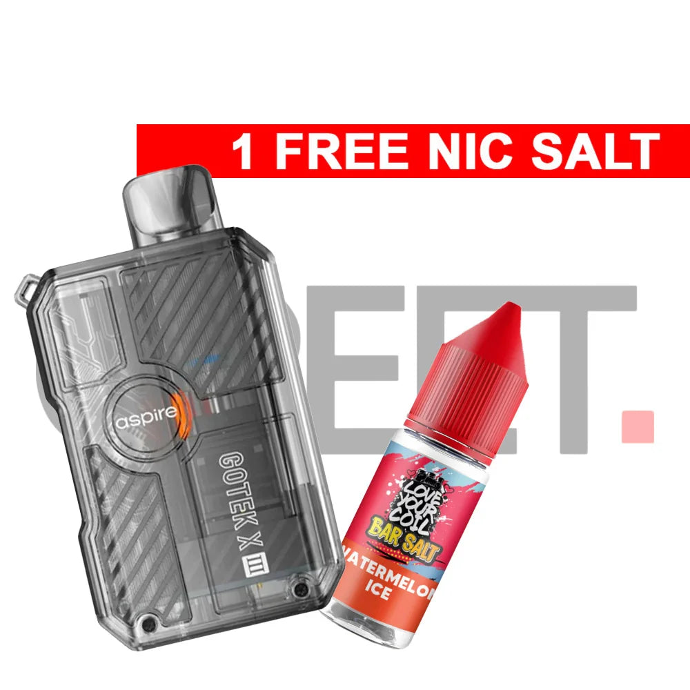 Aspire Gotek X3 Pod Kit 40% off- Greetvape Aspire Gotek X3 Pod Kit 40% off- Greetvape