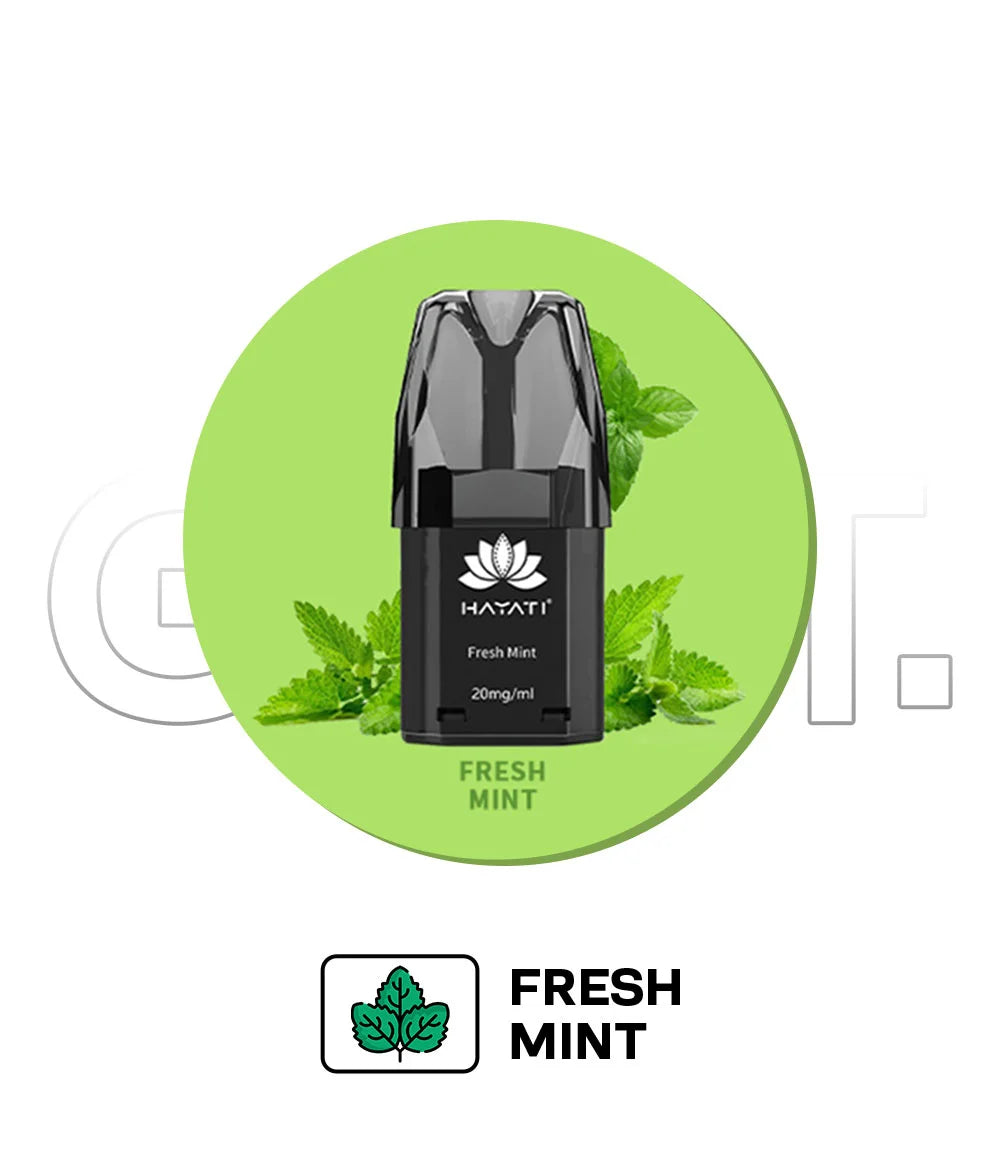 Hayati Remix 2400 Puffs Pre filled Replacement Pods product images mint