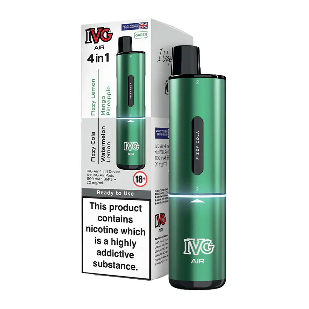 IVG_Air_4 in 1_2400_Puffs_Prefilled_Vape_Kit