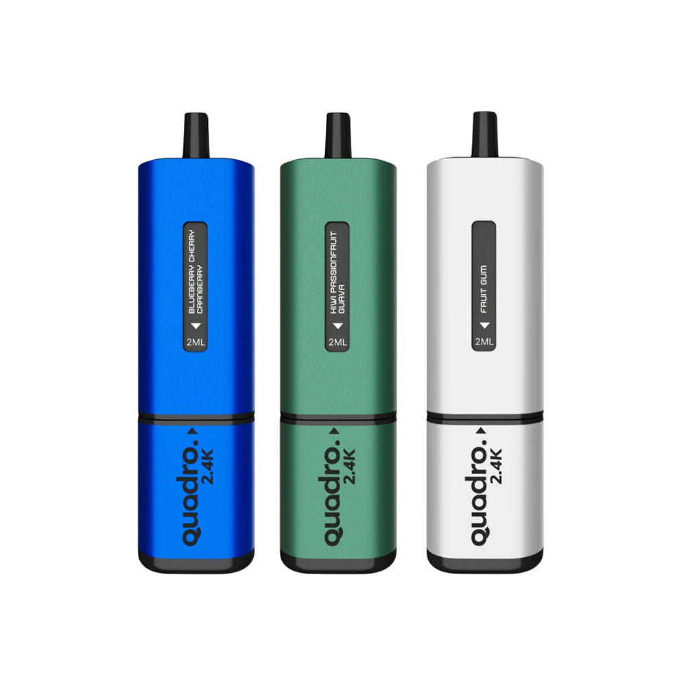 Quadro 4 in 1 2400 Vape Kit Weekend Offer 40% OFF Quadro 4 in 1 2400 Vape Kit Weekend Offer 40% OFF
