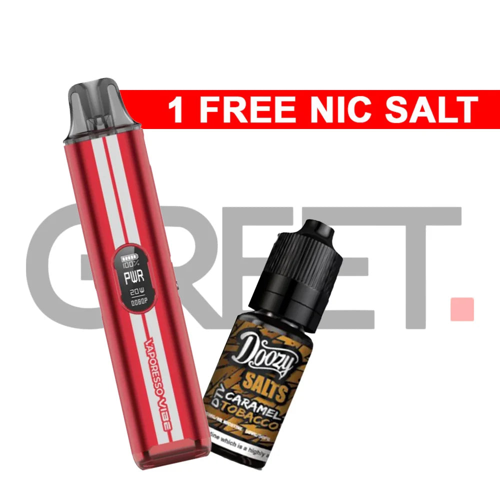 Vaporesso VIBE 20W Pod Kit 40% OFF Now Vaporesso VIBE 20W Pod Kit 40% OFF Now