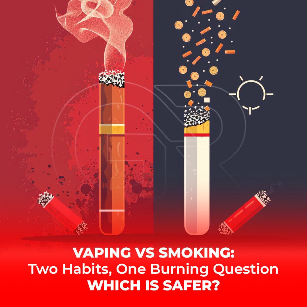Vaping vs Smoking : Which One Is Safer?