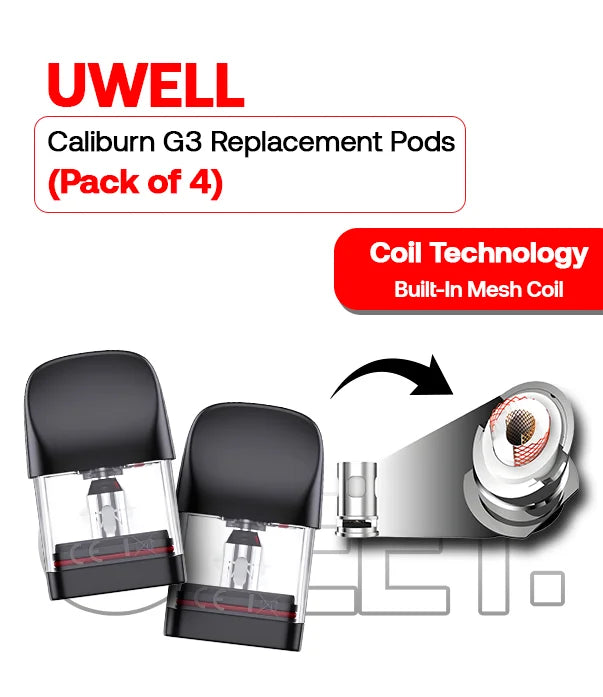 1ST_Uwell_Caliburn_G3_Replacement_Pods_Pack_of_4