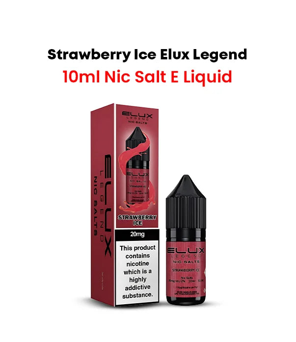 1sdt_Strawberry_Ice_Elux_Legend_10ml_Nic_Salt_E_Liquid