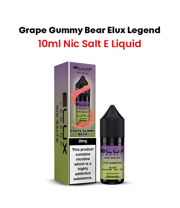 1st_Grape_Gummy_Bear_Elux_Legend_10ml_Nic_Salt_E_Liquid
