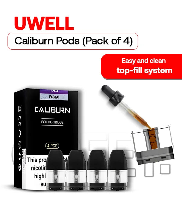 Uwell Caliburn Pods Pack of 4 | GreetVape Uwell Caliburn Pods Pack of 4 | GreetVape