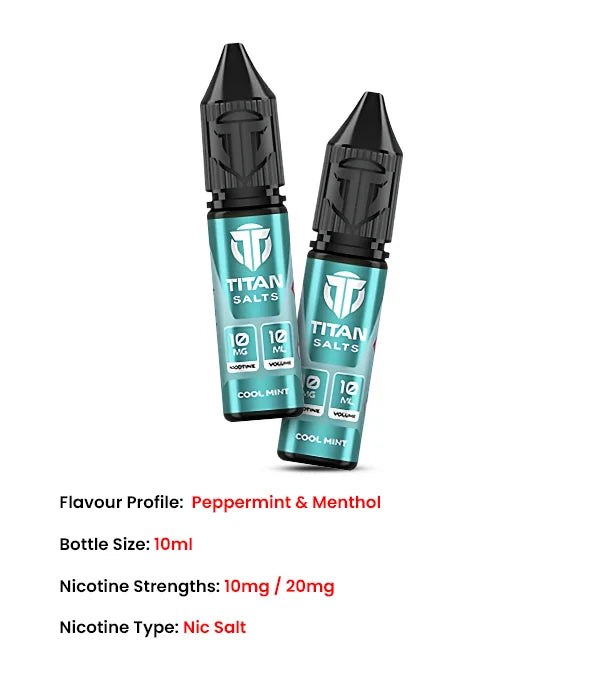 2nd_Cool_Mint_Titan_Salts_10ml_Nic_Salt_E_Liquid_features