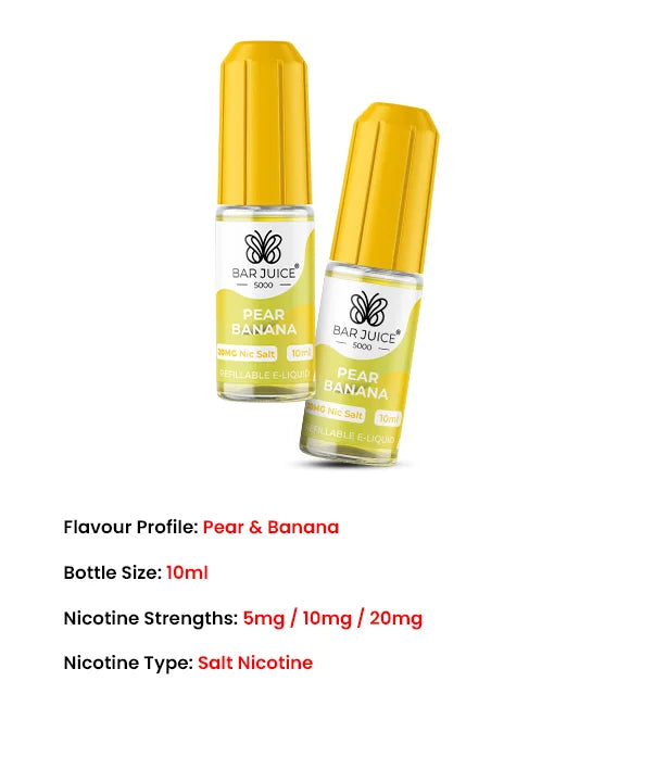 2nd_Pear_Banana_Bar_Juice_5000_10ml_Nic_Salt_E_liquid_features