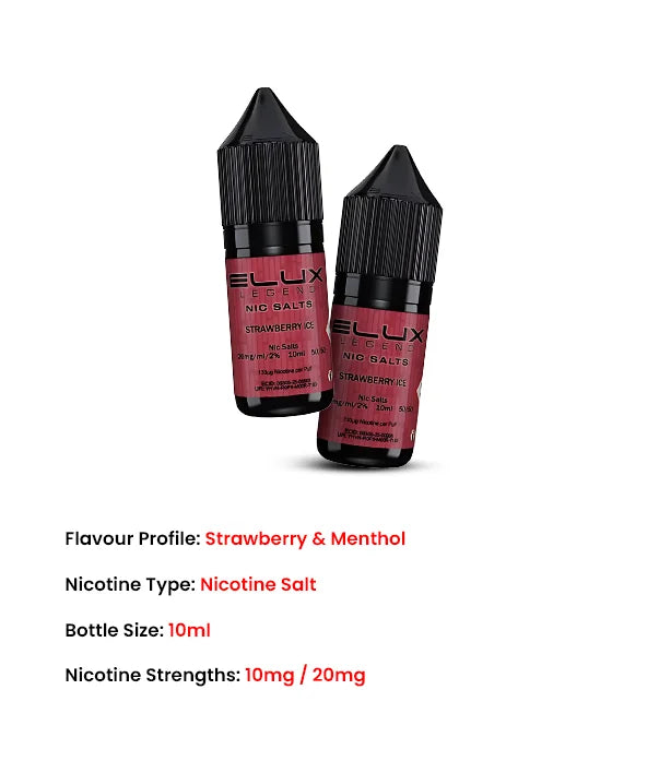 2nd_Strawberry_Ice_Elux_Legend_10ml_Nic_Salt_E_Liquid_features