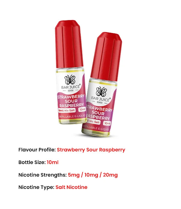 2nd_Strawberry_Sour_Raspberry_Bar_Juice_5000_10ml_Nic_Salt_E_liquid_features