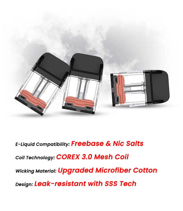 Vaporesso Corex 3.0 Replacement Pods Pack of 4 with 40% off Vaporesso Corex 3.0 Replacement Pods Pack of 4 with 40% off