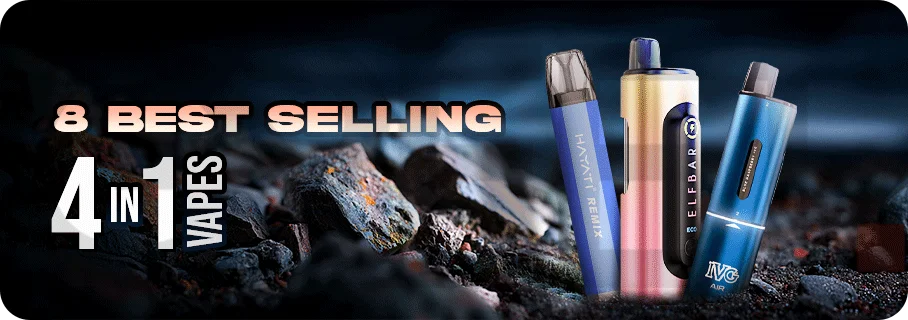 8 Best Selling 4 in 1 Vapes