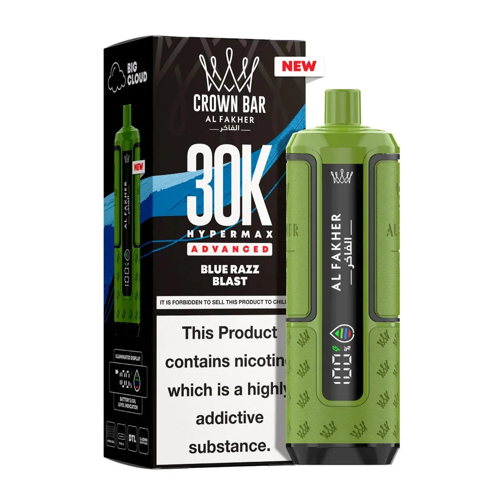 Al Fakher Hypermax 30K Prefilled Pod Kit - Blue Razz Blast