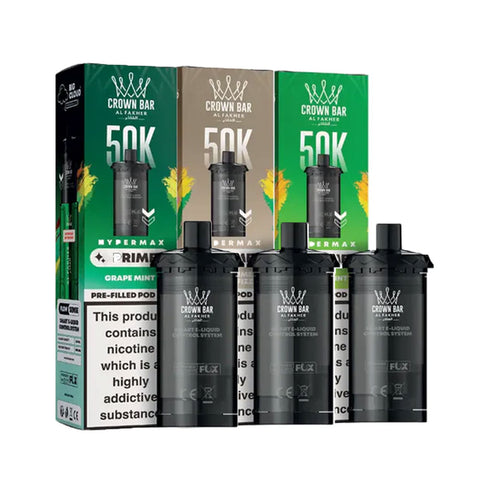 Al Fakher Crown Bar 50K Hypermax Prefilled Pods