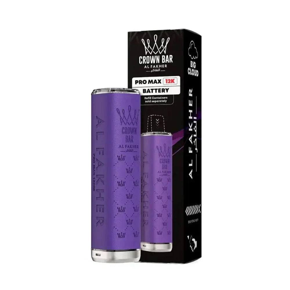 Al Fakher Crown Bar Pro Max 12K Prefilled Pod Kit - Purple
