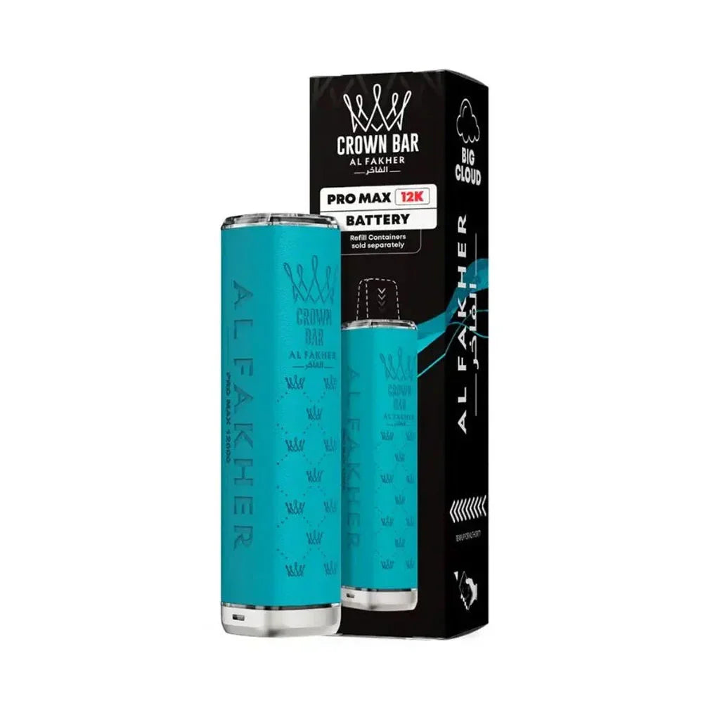 Al Fakher Crown Bar Pro Max 12K Prefilled Pod Kit - Teal