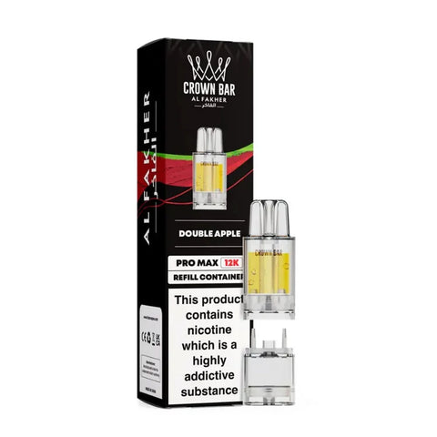 Al Fakher Crown Bar Pro Max 12K Prefilled Pods - Double Apple