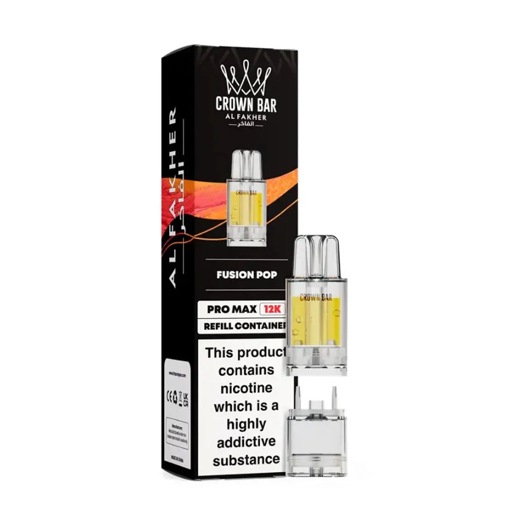 Al Fakher Crown Bar Pro Max 12K Prefilled Pods - Fusion Pop