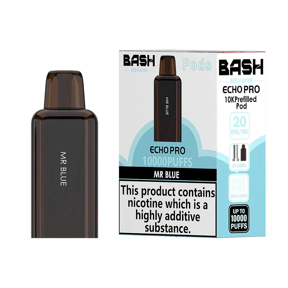 echo disposable vape Bash Vape Echo Pro 10K Prefilled Pods