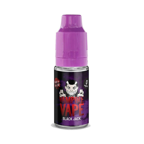 Black Jack 10ml E Liquid by Vampire Vape