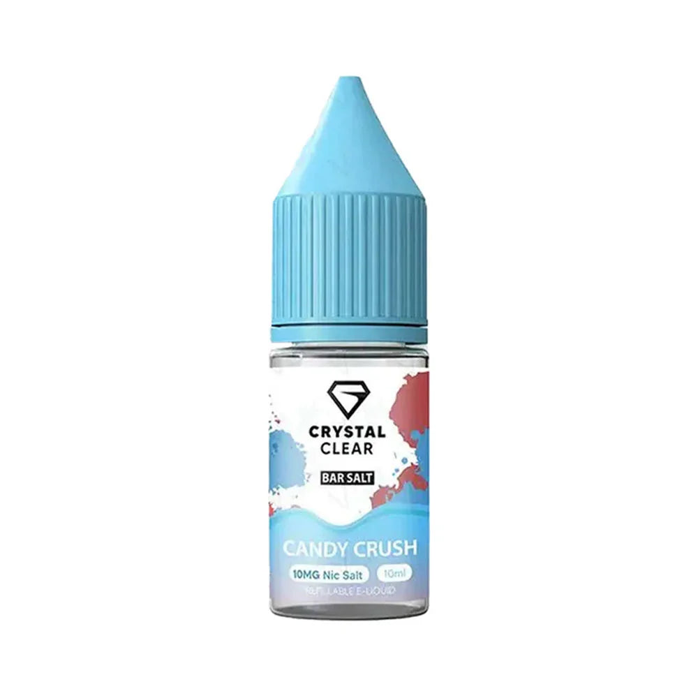 Crystal Clear Bar 10ml Nic Salt E Liquid - Candy Crush