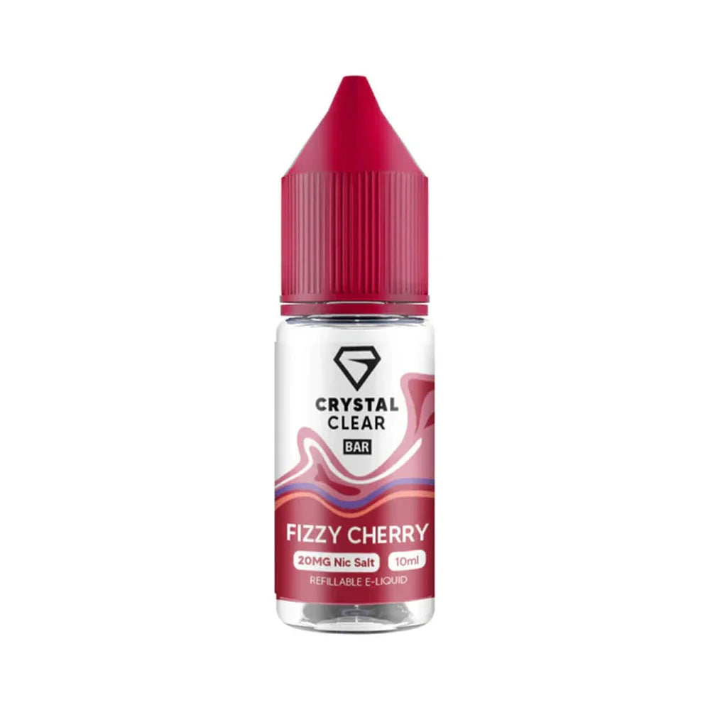 Crystal Clear Bar 10ml Nic Salt E Liquid - Fizzy Cherry