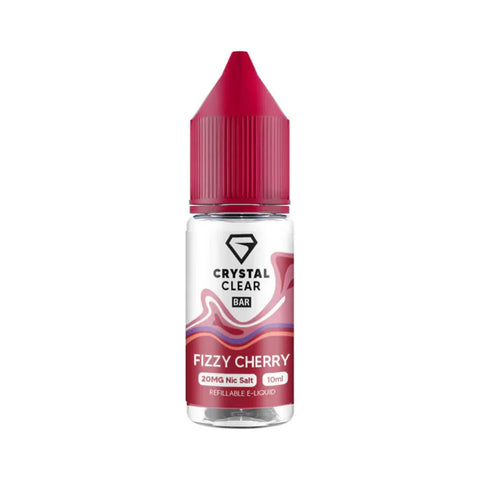 Crystal Clear Bar 10ml Nic Salt E Liquid - Fizzy Cherry