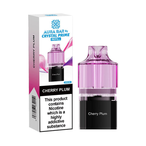 Crystal Prime Aura Bar 10K Prefilled Pods - Cherry Plum