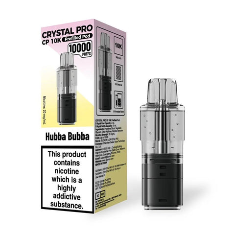 Crystal Pro CP 10K Prefilled Pods - Hubba Bubba