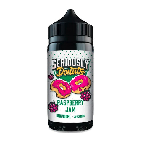 Raspberry Jam Doozy Vape Seriously Donuts 100ml Shortfill E Liquid