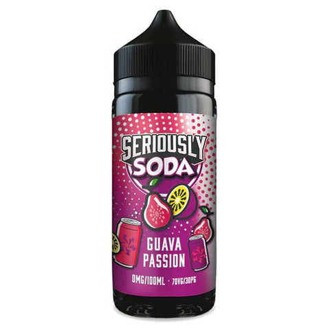 Guava Passion Doozy Vape Seriously Soda 100ml Shortfill E Liquid