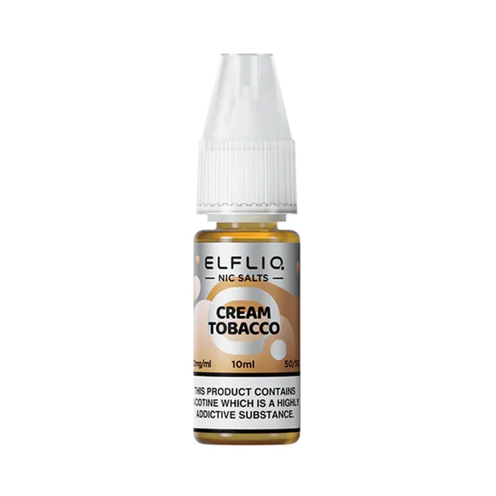 Cream Tobacco ELFLIQ 10ml Nic Salt E Liquid