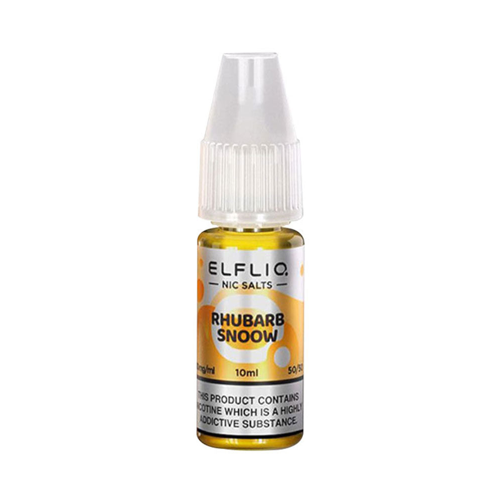 Rhubarb Snoow ELFLIQ 10ml Nic Salt E Liquid