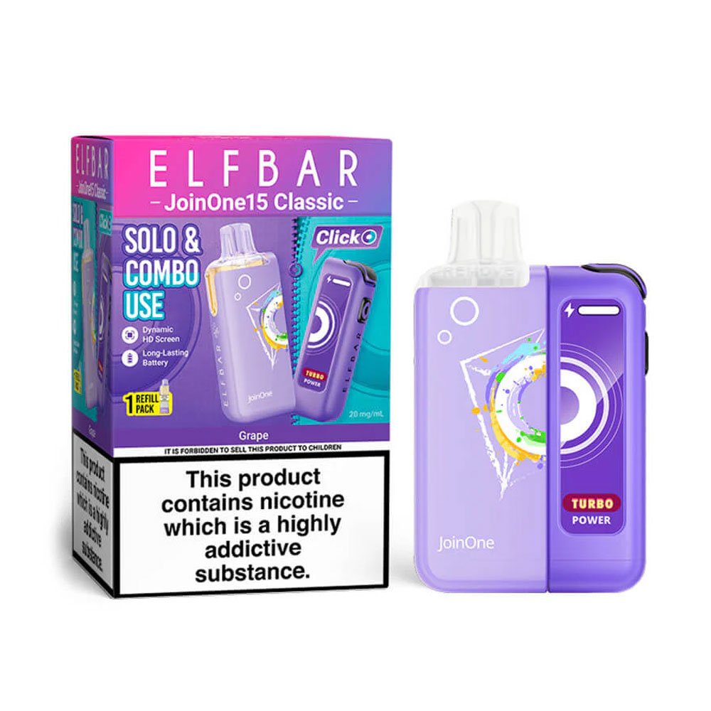 Elf Bar JoinOne 15 Classic Prefilled Pod Kit - Grape