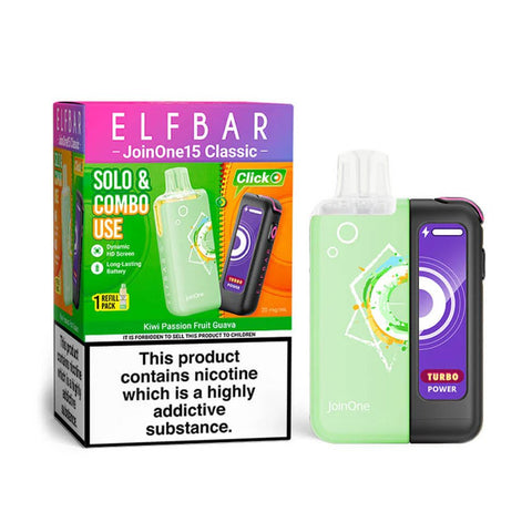 Elf Bar JoinOne 15 Classic Prefilled Pod Kit - Kiwi Passionfruit Guava