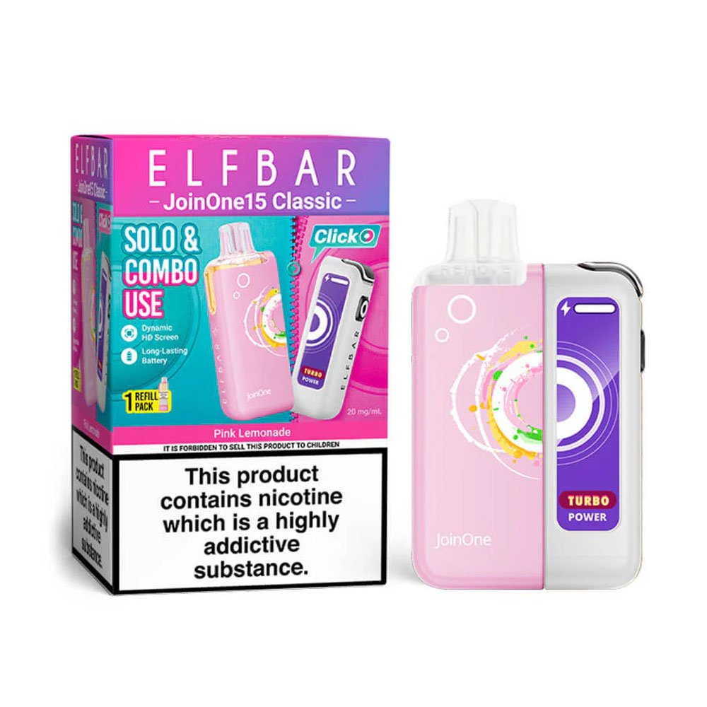 Elf Bar JoinOne 15 Classic Prefilled Pod Kit - Pink Lemonade
