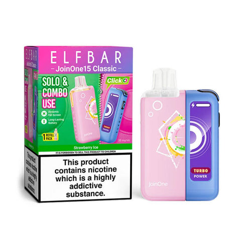 Elf Bar JoinOne 15 Classic Prefilled Pod Kit - Strawberry Ice