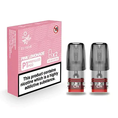 Pink Lemonade Elf Bar P1 Prefilled E Liquid Pod (Pack of 2)