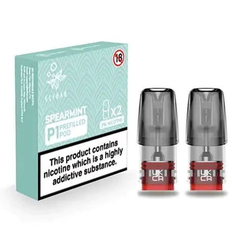 Spearmint Elf Bar P1 Prefilled E Liquid Pod (Pack of 2)