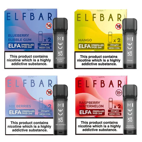 Elf Bar Elfa Pre-filled Replacement Pod (Pack of 2)