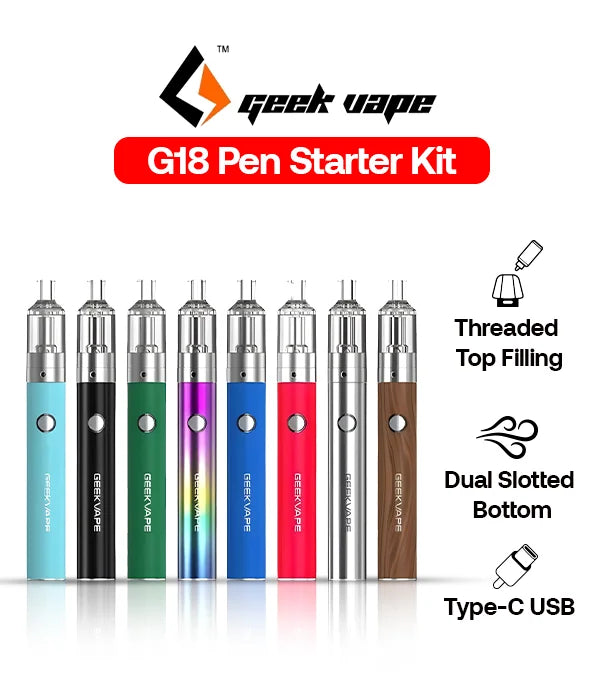 Going Fast Geekvape G18 Starter Pen Kit 40% Off Going Fast Geekvape G18 Starter Pen Kit 40% Off