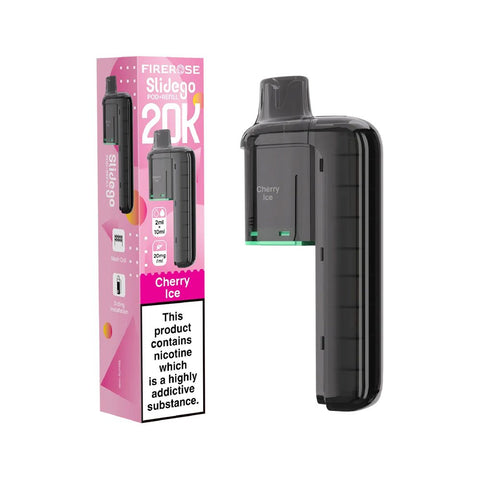 Firerose Slidego 20K Puffs Prefilled Pods - Cherry Ice