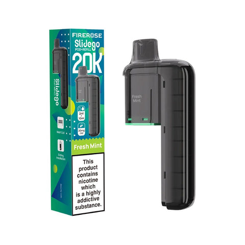Firerose Slidego 20K Puffs Prefilled Pods - Fresh Mint