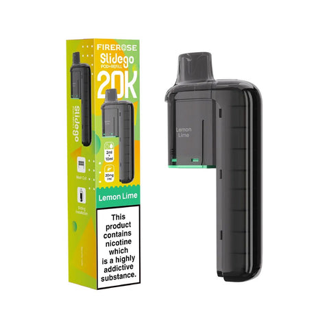 Firerose Slidego 20K Puffs Prefilled Pods - Lemon Lime