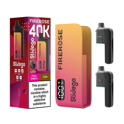 Firerose SlideGo 40k Puffs Prefilled Pod Kit - Fizzy Cherry / Cola