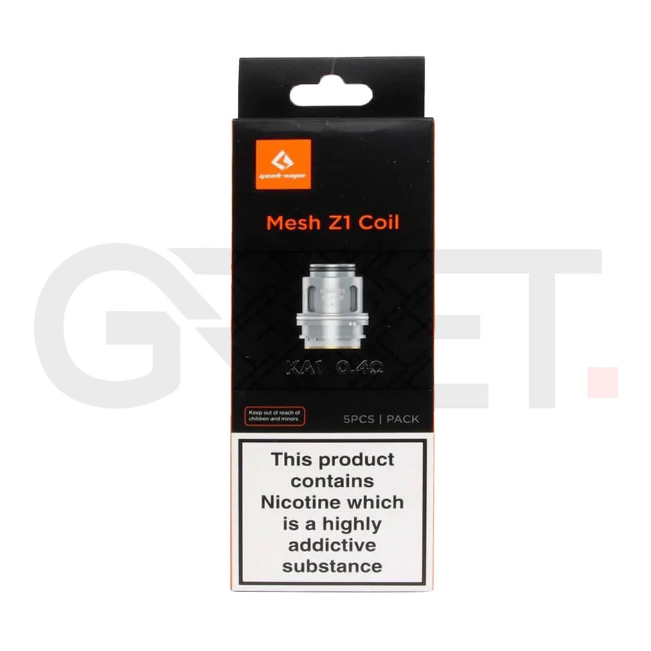 Vape Coil 5 Pack Geek Vape SuperMesh X2 0.4ohm Coils – 5-Pack For  Aero/Shield/Cerberus Tanks, 50-60W Range, Nicotine-Free Super Mesh