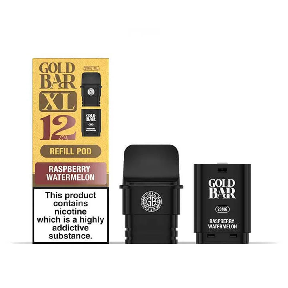 Gold Bar XL 10K Prefilled Pods - Raspberry Watermelon