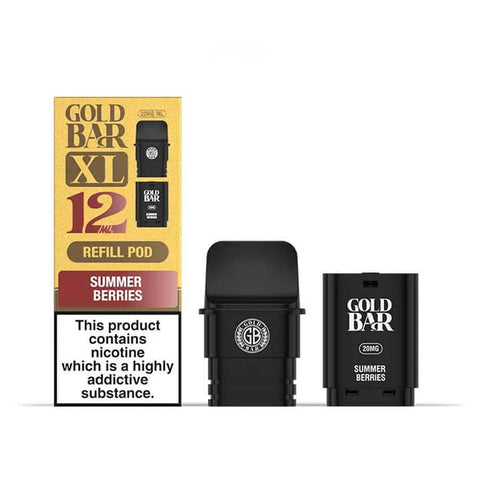 Gold Bar XL 10K Prefilled Pods - Summer Barries