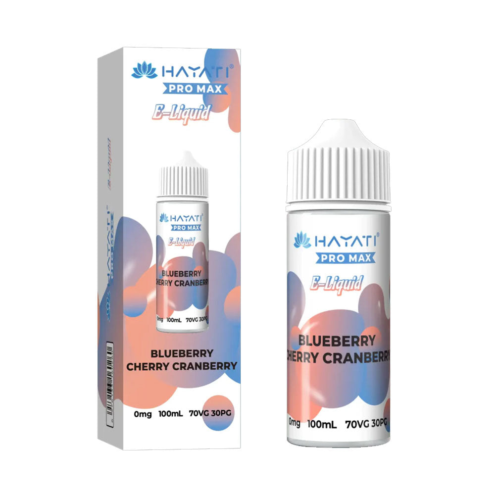 Blueberry Cherry Cranberry Hayati Pro Max 100ml Shortfill Eliquid