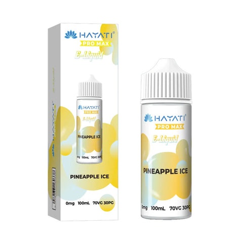 Pineapple Ice Hayati Pro Max 100ml Shortfill Eliquid